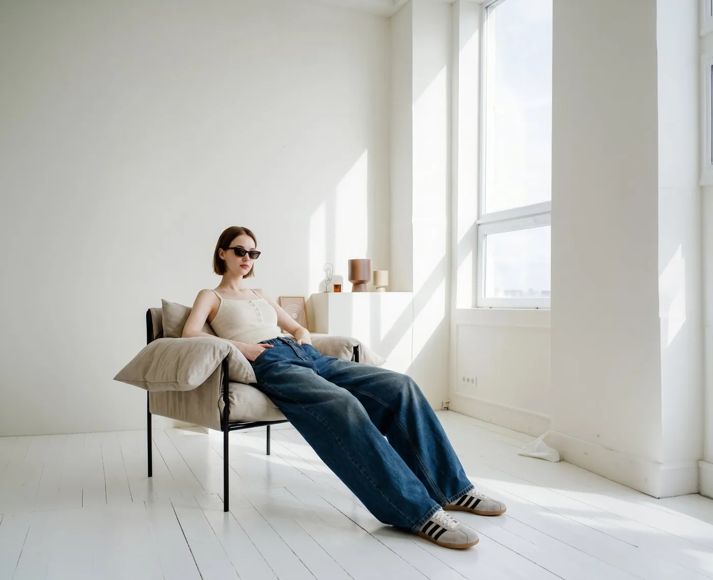 EUNU STUDIO — vintage denim lookbook key visual