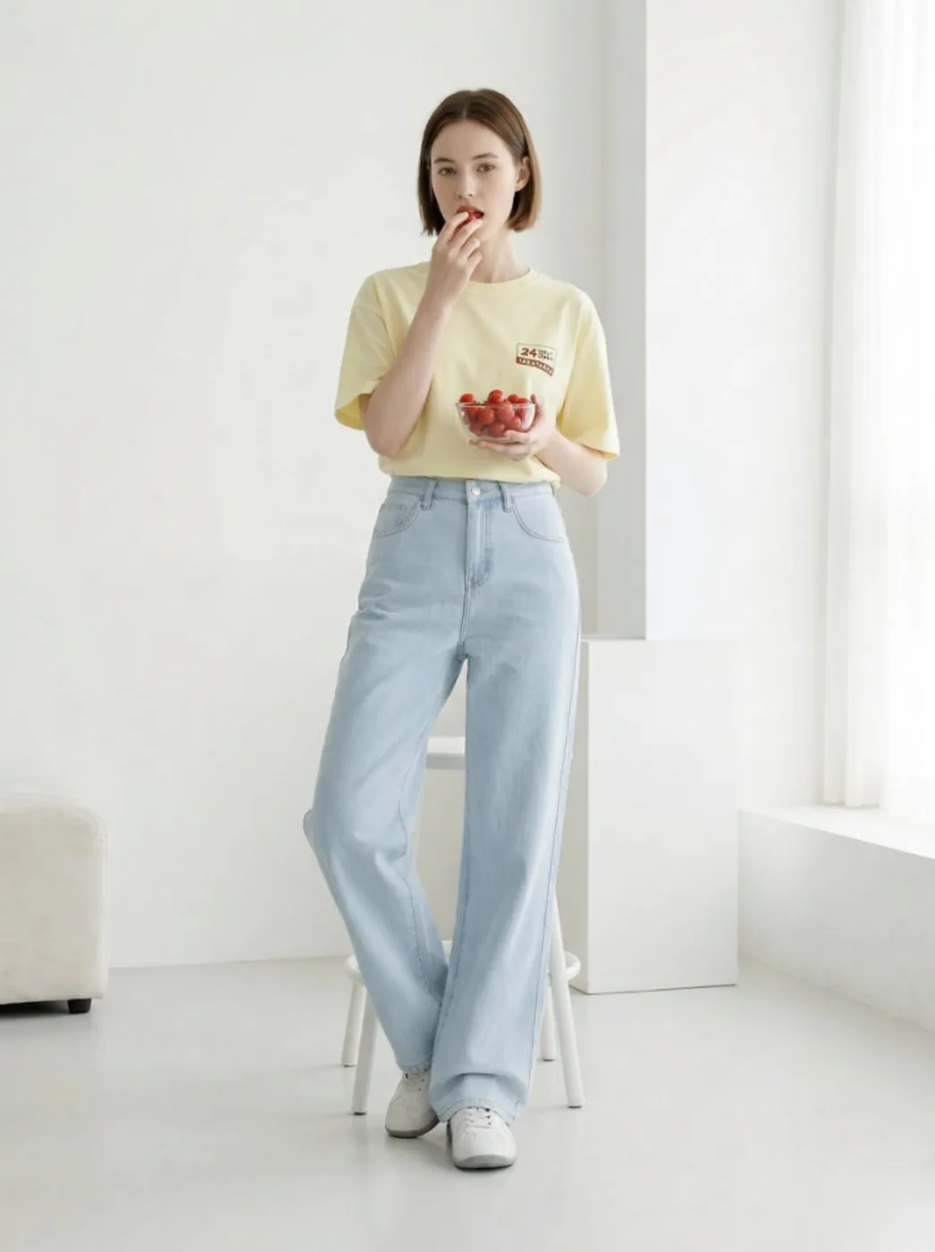 Ice Denim Pants — AI Fashion Lookbook look 1