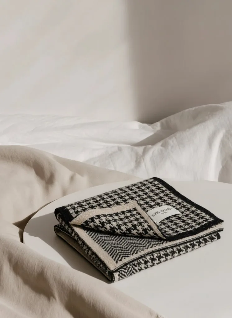 Houndstooth Scarf — Product Ad look 4